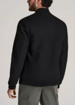 Mens Black Varsity Jacket