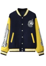 Mens Cz Editorial Department Blue Varsity Jacket