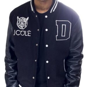Mens J Cole Dollar And A Dream Born Sinner Varsity Jacket
