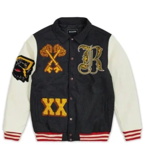 Mens Master Key Wool Varsity Jacket