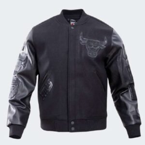 Mens Pro Standard Chicago Bulls Triple Varsity Jacket