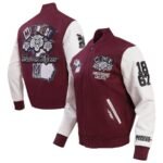 Mens Pro Standard Maroon Morehouse Maroon Tigers Varsity Jacket