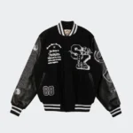 Mens Smoke Rise Seoul Black Varsity Jacket