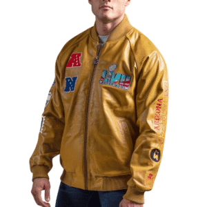 Mens Super Bowl LVII Starter Brown Varsity Jacket