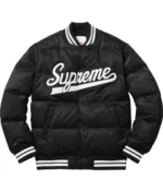 Mens Supreme Puffy Varsity Jacket