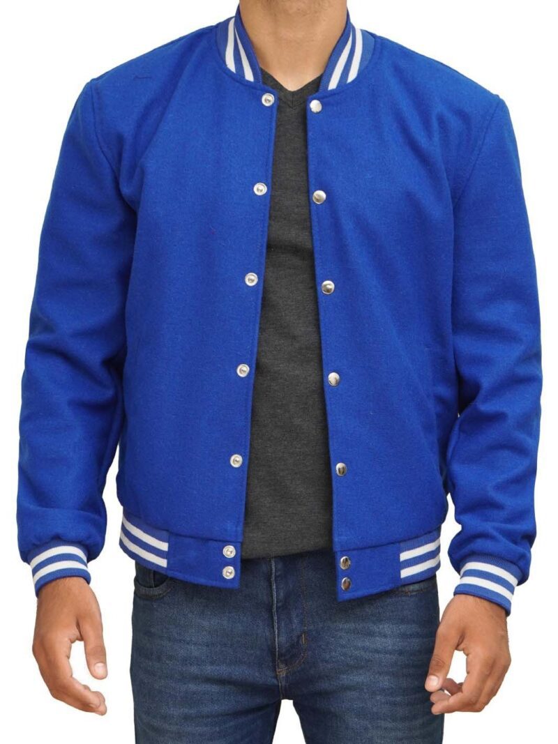 Mens Blue Varsity Jacket Mens Blue Varsity Jacket
