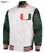Miami Hurricanes Canes The Rookie Satin Jacket
