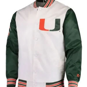 Miami Hurricanes Canes The Rookie Satin Jacket