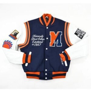 Morgan State University Motto 2.0 Blue And White Jacket