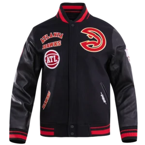 NBA Atlanta Hawks Retro Classic Wool Varsity Jacket