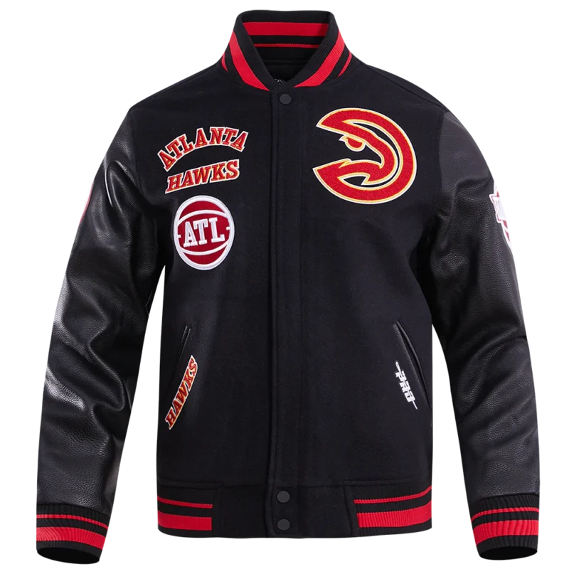 NBA Atlanta Hawks Retro Classic Wool Varsity Jacket