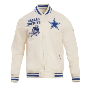 NFL Dallas Cowboys Retro Classic Men's Rib Satin Jacket