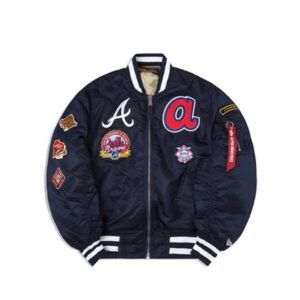 Atlanta Braves Alpha Industries X New Era MA-1 Jacket