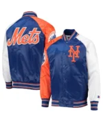 New York Mets Varsity Royal Blue Orange And White Jacket