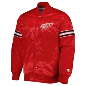 Nicklas Lidstrom Detroit Red Wings Satin Jacket