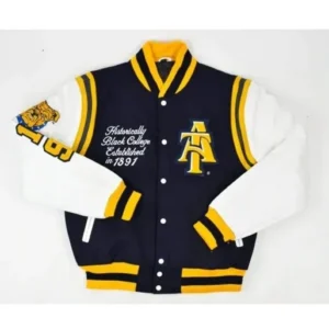 North Carolina A&T State University Aggie Pride Varsity Blue Jacket