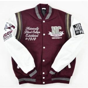 North Carolina Central University Motto 2.0 Varsity Jacket