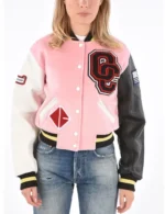 Opening Ceremony Pink Varsity Jacket