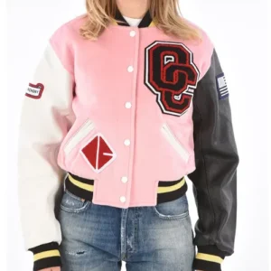 Opening Ceremony Pink Varsity Jacket
