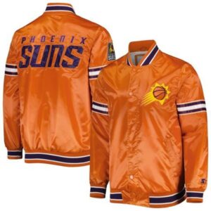 Phoenix Suns Orange Varsity Jacket