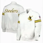 Pittsburgh Steelers The Power Forward Full-snap Satin Jacket