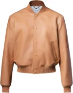Premium Natural Leather Varsity Blouson Premium Natural Leather Varsity Blouson