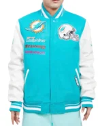 Pro Standard Miami Dolphins Varsity Jacket