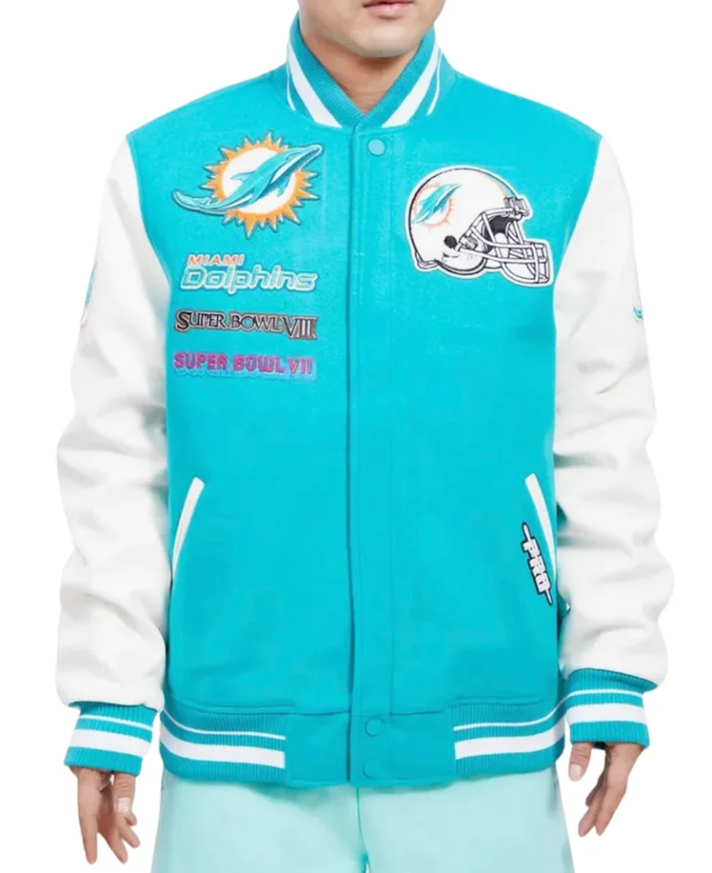 Pro Standard Miami Dolphins Varsity Jacket
