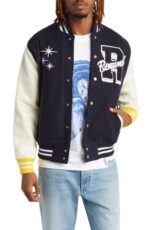 Renowned Embroidered Varsity Jacket