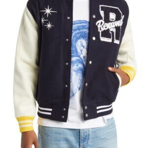 Renowned Embroidered Varsity Jacket