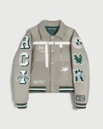 Research Division In Stone Wool Varsity Jacket