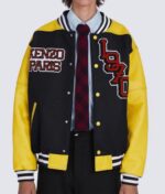 Robbie Black Yellow Varsity Jacket
