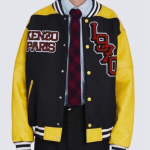 Robbie Black Yellow Varsity Jacket
