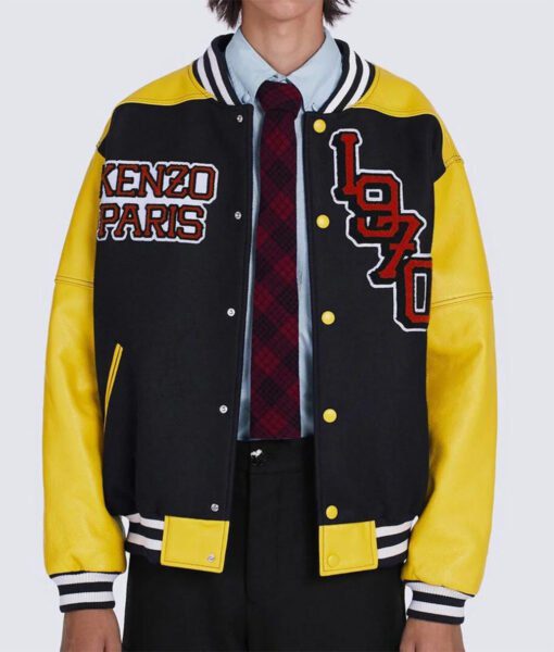 Robbie Black Yellow Varsity Jacket Robbie Black Yellow Varsity Jacket