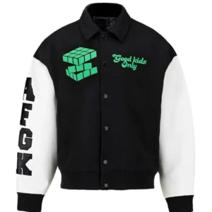 Rubix A Few Good Kids White/black Varsity Jacket