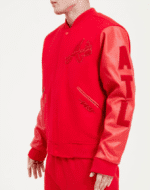 Atlanta Braves Pro Standard Logo Mashup Jacket Show your true team pride with the Atlanta Braves Pro Standard Logo Mashup Jacket, a bold statement piece that captures the energy of the game and the loyalty of Braves fans everywhere. This jacket is more than sportswear—it’s a celebration of Atlanta’s baseball legacy. With eye-catching details, premium materials, and a stylish mashup of the Braves logos, this jacket makes sure your team spirit shines both in the stands and on the streets. Built with precision and attention to quality, the Atlanta Braves Pro Standard Logo Mashup Jacket combines comfort and durability, making it the perfect outerwear for both game day and everyday wear. Whether you’re heading to Truist Park, catching the game with friends, or adding a unique piece to your sports-inspired wardrobe, this jacket ensures you stand out with unbeatable Braves pride. Why Choose Us Officially licensed design inspired by the Atlanta Braves Premium quality jacket built for comfort and long-lasting wear Exclusive 50% OFF deal with free shipping in 2025 Trusted online shopping with safe checkout and fast delivery Perfect balance of sports passion and everyday style Key Features Premium Satin Finish: Smooth, durable, and lightweight material for a modern look Bold Braves Logos: Multiple team-inspired patches celebrating Atlanta Braves history Comfortable Fit: Rib-knit collar, cuffs, and hem for a secure yet relaxed feel Versatile Style: Works perfectly for game day, casual outings, or layered streetwear looks Secure Closure: Full front button-up design for easy wear Soft Inner Lining: Keeps you warm and comfortable through every inning Unisex Appeal: Designed to fit both men and women with ease Collectible Worth: A must-have for Braves fans and sports apparel collectors Conclusion The Atlanta Braves Pro Standard Logo Mashup Jacket is a true game-changer for fans who want to show their loyalty in style. With its high-quality fabric, bold logo mashup, and modern fit, this jacket is more than outerwear—it’s a badge of Braves pride. Whether you’re cheering from the stadium, watching with family, or styling it as part of your streetwear collection, this jacket will make sure your passion for the Braves always shines through. Don’t wait—secure yours today and enjoy a special discount with free shipping.