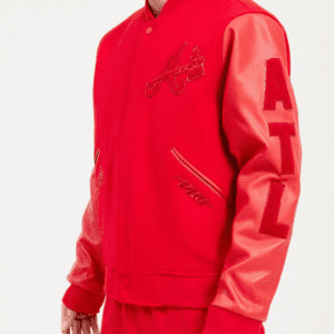 Atlanta Braves Pro Standard Logo Mashup Jacket Show your true team pride with the Atlanta Braves Pro Standard Logo Mashup Jacket, a bold statement piece that captures the energy of the game and the loyalty of Braves fans everywhere. This jacket is more than sportswear—it’s a celebration of Atlanta’s baseball legacy. With eye-catching details, premium materials, and a stylish mashup of the Braves logos, this jacket makes sure your team spirit shines both in the stands and on the streets. Built with precision and attention to quality, the Atlanta Braves Pro Standard Logo Mashup Jacket combines comfort and durability, making it the perfect outerwear for both game day and everyday wear. Whether you’re heading to Truist Park, catching the game with friends, or adding a unique piece to your sports-inspired wardrobe, this jacket ensures you stand out with unbeatable Braves pride. Why Choose Us Officially licensed design inspired by the Atlanta Braves Premium quality jacket built for comfort and long-lasting wear Exclusive 50% OFF deal with free shipping in 2025 Trusted online shopping with safe checkout and fast delivery Perfect balance of sports passion and everyday style Key Features Premium Satin Finish: Smooth, durable, and lightweight material for a modern look Bold Braves Logos: Multiple team-inspired patches celebrating Atlanta Braves history Comfortable Fit: Rib-knit collar, cuffs, and hem for a secure yet relaxed feel Versatile Style: Works perfectly for game day, casual outings, or layered streetwear looks Secure Closure: Full front button-up design for easy wear Soft Inner Lining: Keeps you warm and comfortable through every inning Unisex Appeal: Designed to fit both men and women with ease Collectible Worth: A must-have for Braves fans and sports apparel collectors Conclusion The Atlanta Braves Pro Standard Logo Mashup Jacket is a true game-changer for fans who want to show their loyalty in style. With its high-quality fabric, bold logo mashup, and modern fit, this jacket is more than outerwear—it’s a badge of Braves pride. Whether you’re cheering from the stadium, watching with family, or styling it as part of your streetwear collection, this jacket will make sure your passion for the Braves always shines through. Don’t wait—secure yours today and enjoy a special discount with free shipping.