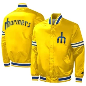 Seattle Mariners Yellow Varsity Jacket