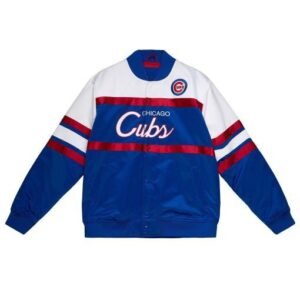 Special Script Chicago Cubs Heavyweight Satin Jacket
