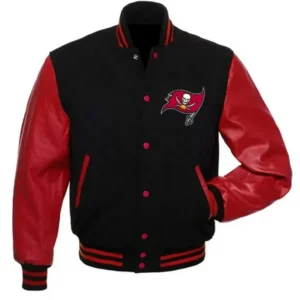 Tampa Bay Buccaneers Letterman Red/black Jacket