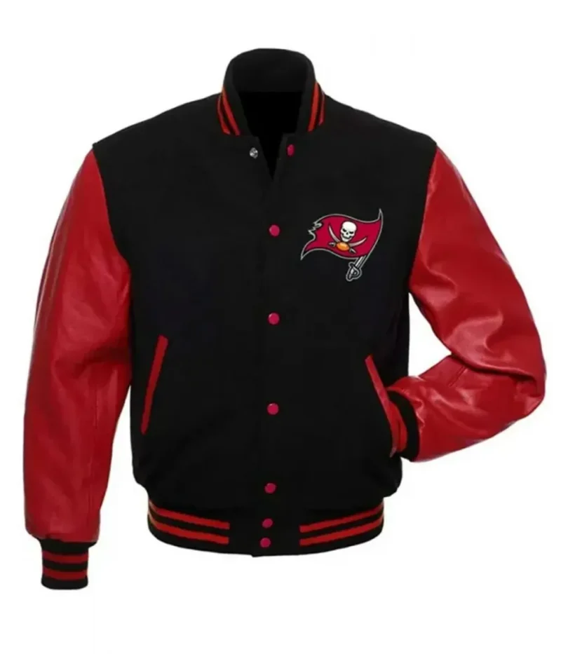 Tampa Bay Buccaneers Letterman Red/black Jacket