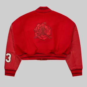 Teyana Red Varsity Jacket