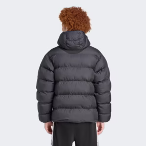 Tonal Hooded Bomber Jacket