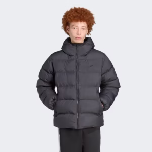 Tonal Hooded Bomber Jacket