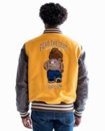 Top Gun Fear The Goat Varsity Jacket