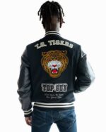 Top Gun Mens Tiger Varsity Jacket