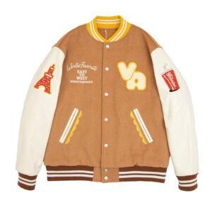 Vandy The Pink Charr Burger Varsity Jacket