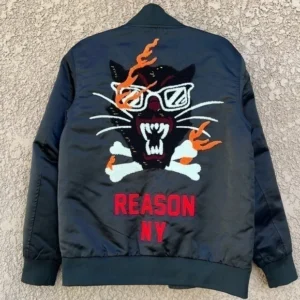 Vintage Custom Reason Ny Bomber Varsity Jacket
