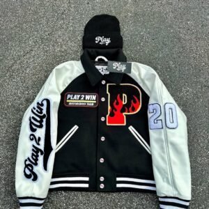 Play 2 Win Varsity Jacket | Custom Embroidered Letterman Jacket
