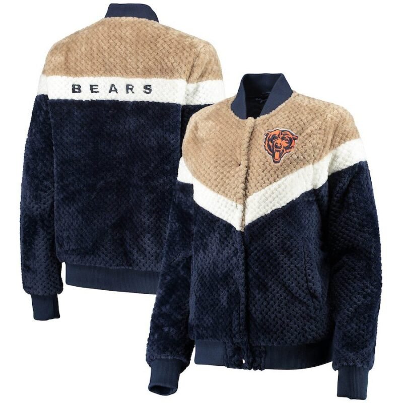 Womens-G-III-4-Chicago-Bears-Riot-Squad-Sherpa-Full-Snap-Jacket-1.jpg Womens G-III 4 Chicago Bears Riot Squad Sherpa Full-Snap Jacket